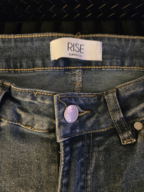 Rise Supply Denim - RISE Low Rise Flared Bell Bottom Denim Jeans Medium Wash Juniors Size 7 NWOT